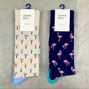 2 Pairs of Socks for Men (Sizes 6-12)